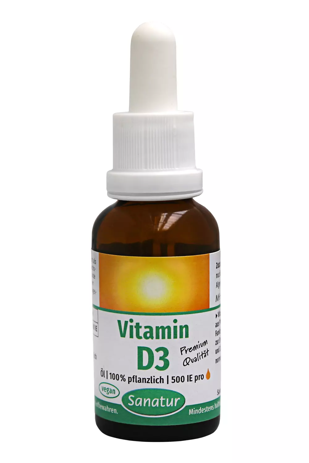 Vitamin D3 Öl 100% pflanzlich Vitamin D3 Öl 100% pflanzlich