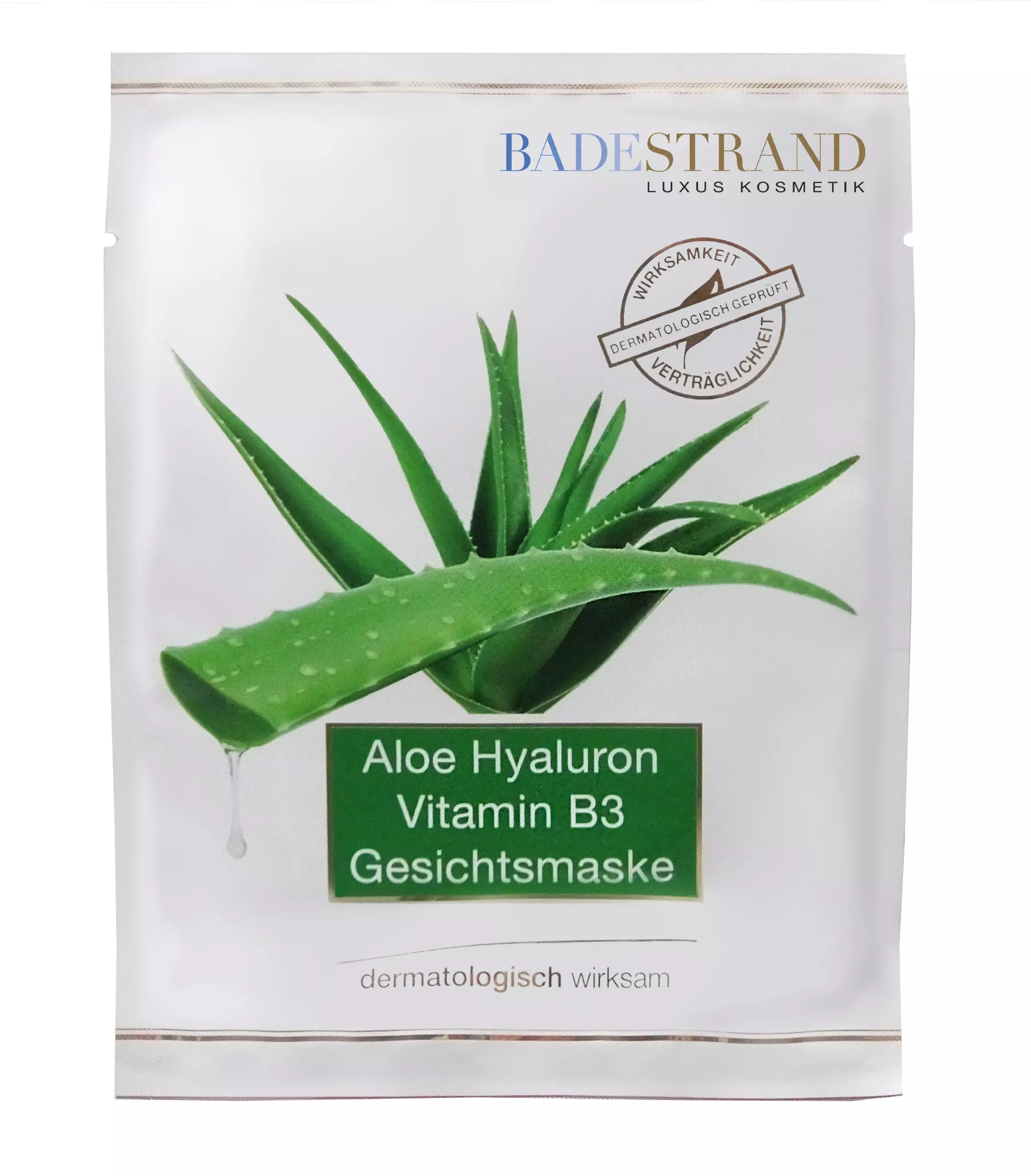 Aloe Hyaluron Vitamin B3 Gesichtsmaske Aloe Hyaluron Vitamin B3 Gesichtsmaske