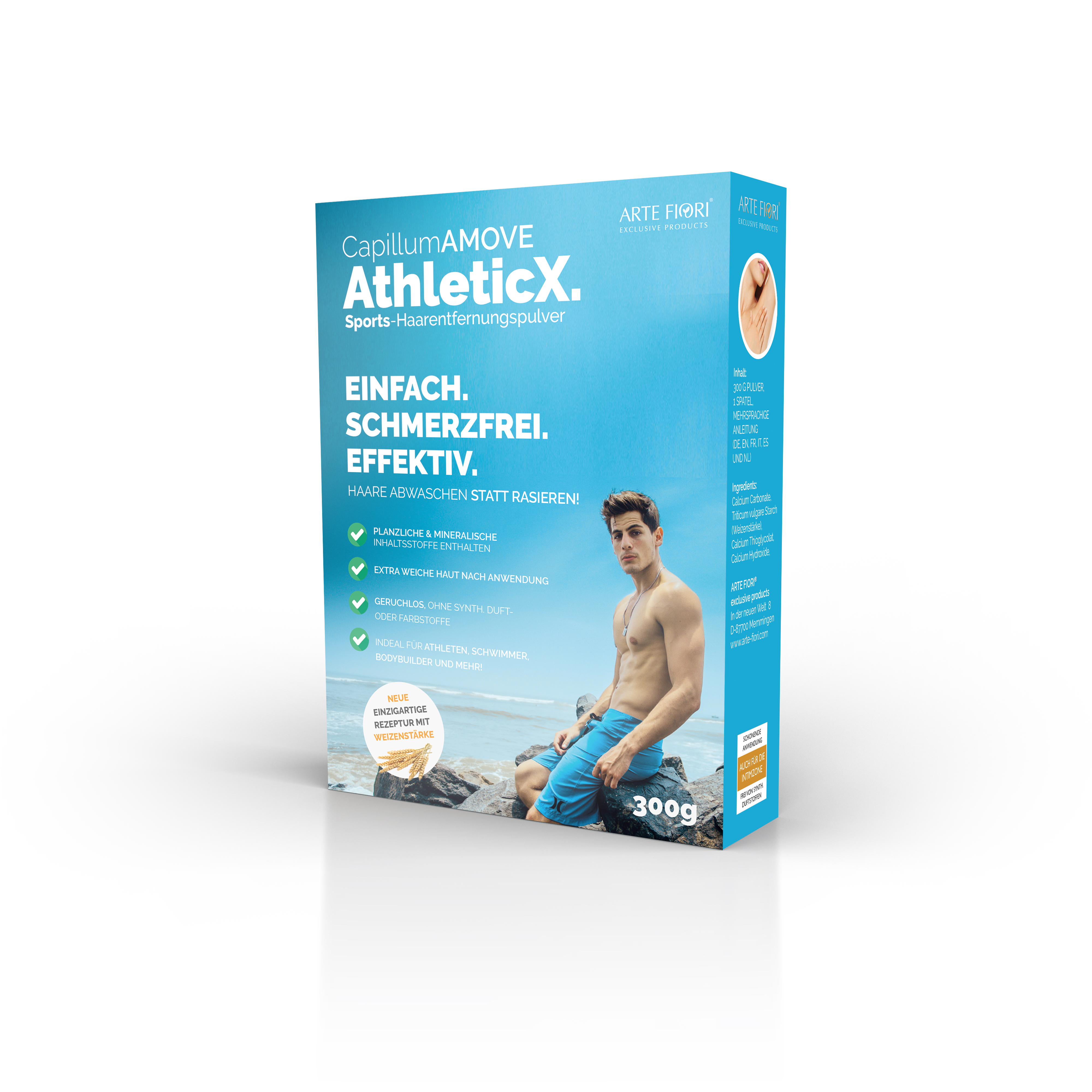 Dusch-Haarentfernung Capillum Amove Wheat AthleticX Dusch-Haarentfernung Capillum Amove Wheat AthleticX