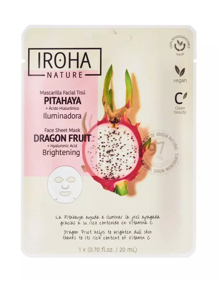 Vliesmaske Brightening Dragon Fruit Vliesmaske Brightening Dragon Fruit