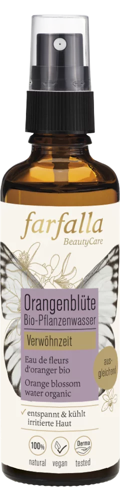 Bio-Pflanzenwasser Orangenblüte Bio-Pflanzenwasser Orangenblüte