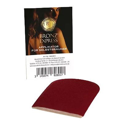 Applikator für Selbstbräuner Gesicht-Bronz'Express (ca. 7,5 x 5,5 cm) Applikator für Selbstbräuner Gesicht-Bronz'Express (ca. 7,5 x 5,5 cm)