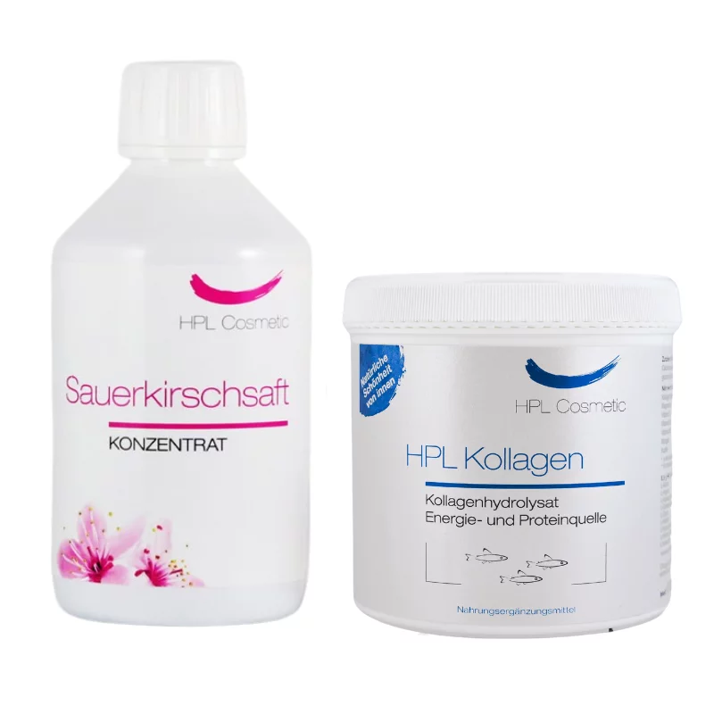 SET Sauerkirschsaft und Kollagen Pulver SET Sauerkirschsaft und Kollagen Pulver