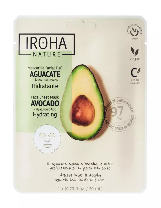 Vliesmaske Hydrating Avocado Vliesmaske Hydrating Avocado