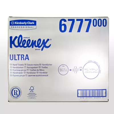 Papierhandtücher je Paket 124 Tücher Kleenex Papierhandtücher je Paket 124 Tücher Kleenex