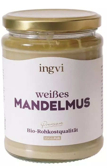 BIO Mandelmus weiß roh BIO Mandelmus weiß roh