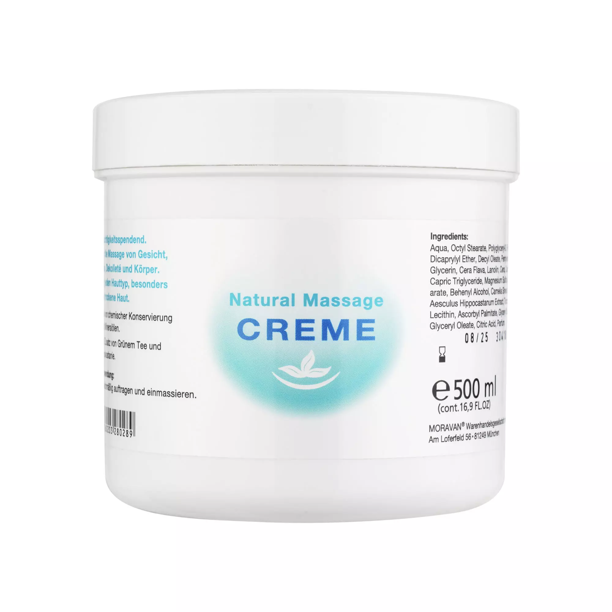 Natural Massage Creme Natural Massage Creme