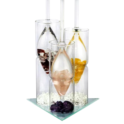 Halter 3-fach aus Glas 