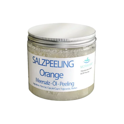 Meersalzpeeling mit Kokosöl & Orangenduft Meersalzpeeling mit Kokosöl & Orangenduft