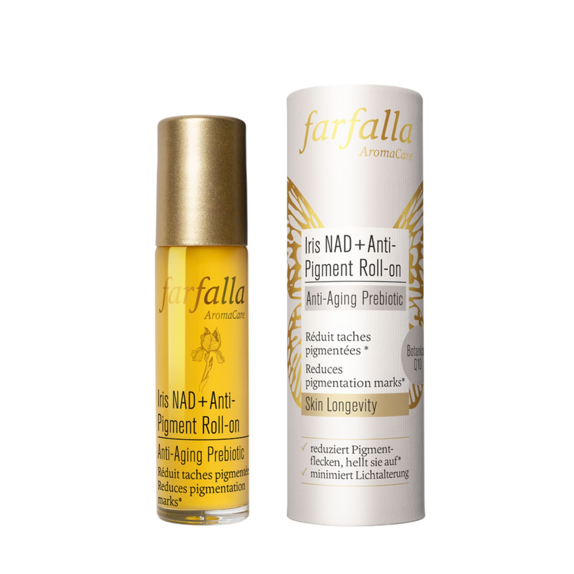 Iris NAD+ Anti-Pigment Roll-on, Anti-Aging Prebiotic Iris NAD+ Anti-Pigment Roll-on, Anti-Aging Prebiotic