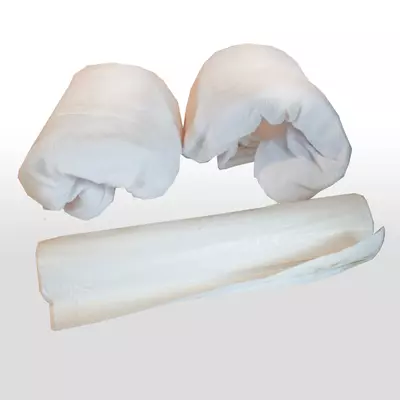 Frottee Füßlinge extra dick weiß Frottee Füßlinge extra dick weiß