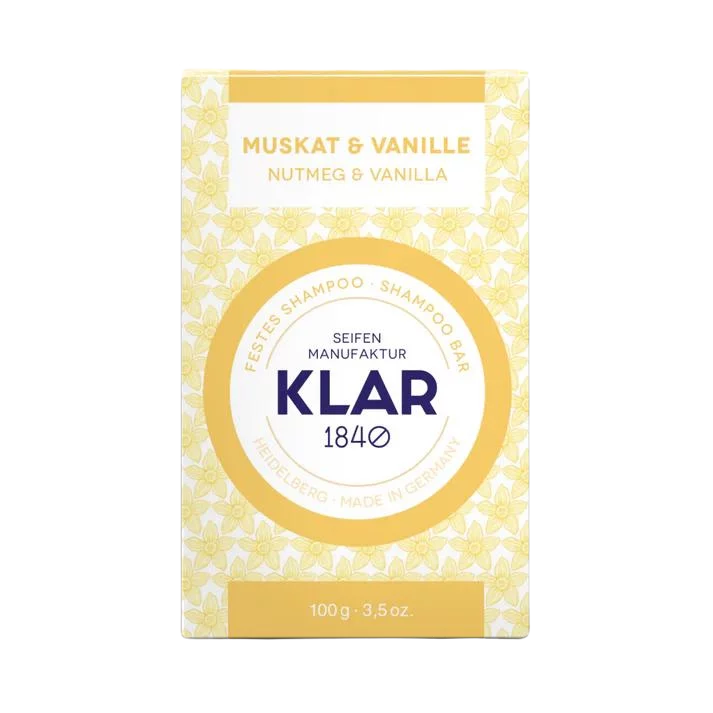 Klar´s festes Shampoo Muskat & Vanille Klar´s festes Shampoo Muskat & Vanille