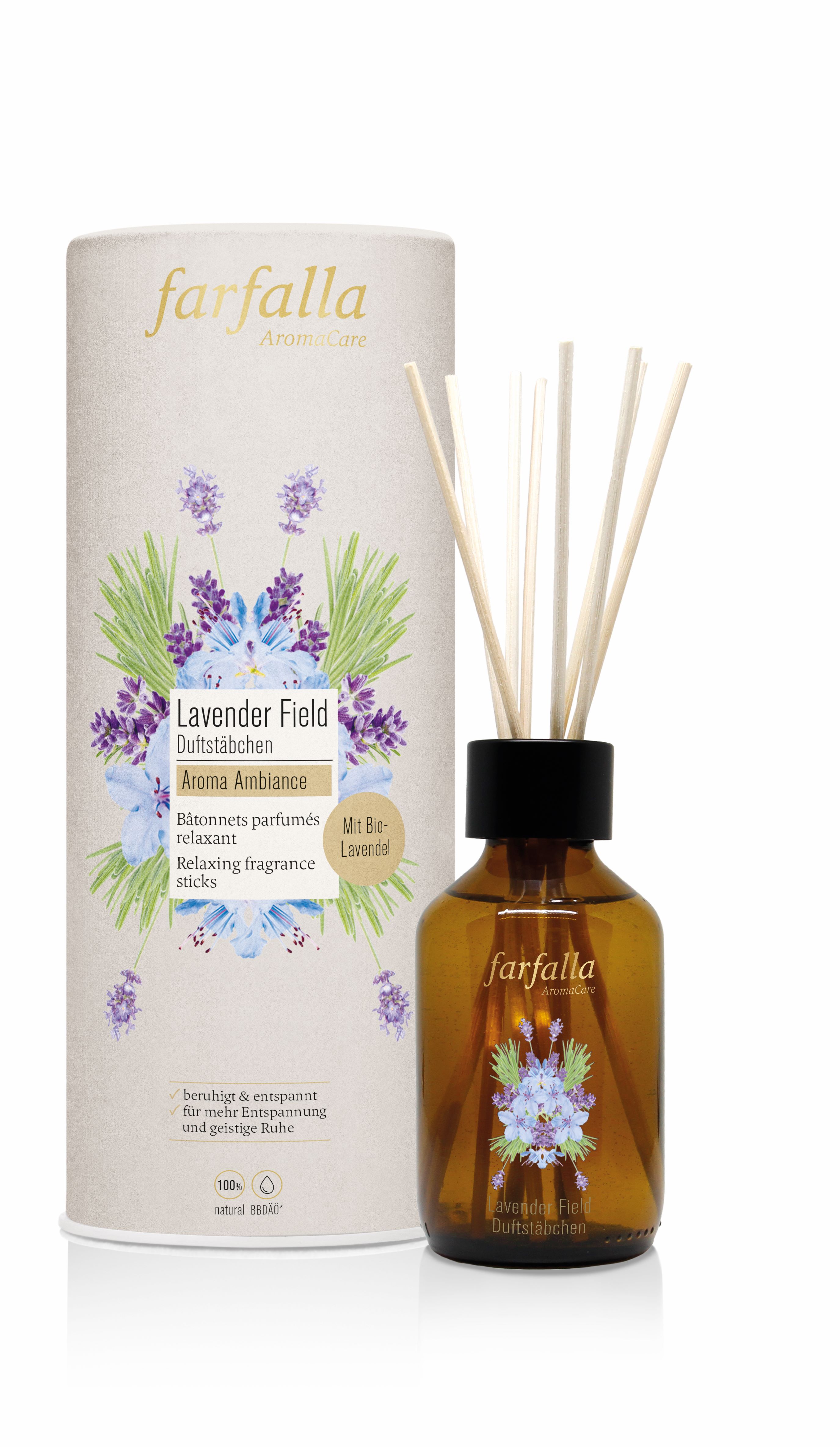 Duftstäbchen Lavender Field Aroma Ambiance (neue Aufmachung & Größe 150ml) Duftstäbchen Lavender Field Aroma Ambiance (neue Aufmachung & Größe 150ml)