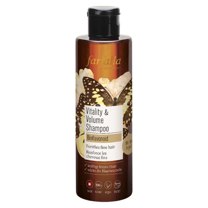 Shampoo Vitality & Volume Bioflavonoid (vormals Ingwer Volumen-Shampoo) Shampoo Vitality & Volume Bioflavonoid (vormals Ingwer Volumen-Shampoo)