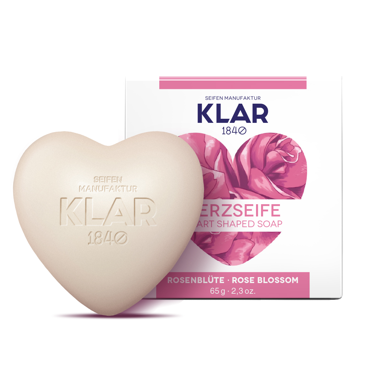 Klar´s Herzseife Rosenblüte Klar´s Herzseife Rosenblüte